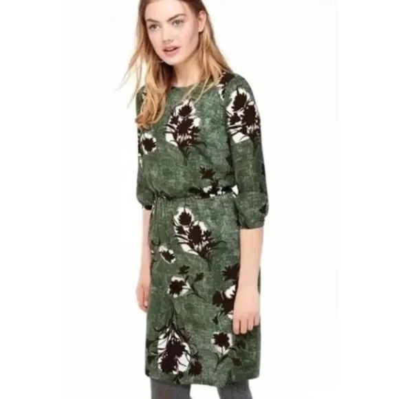 Boden Jodie Floral Print Dress Size 4L - Picture 1 of 11